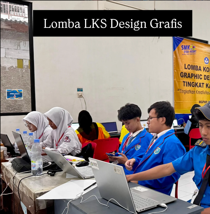 Hasil Membanggakan Lomba Kompetensi Siswa (LKS) Bidang Desain Grafis Tingkat Kabupaten Bekasi